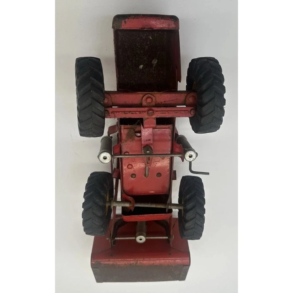VINTAGE 1950'S NYLINT HOUGH PAYLOADER PRESSED STEEL FRONT END LOADER TRACTOR TOY
